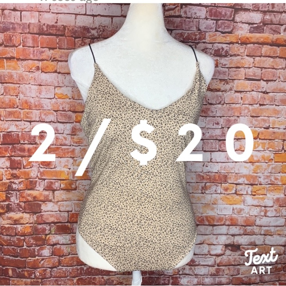 Gaze Leopard Print Soft One Piece Body Suit